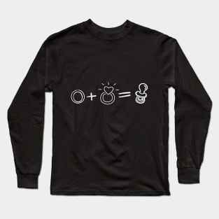 Soon To Be Mommy rings and pacifier Pregnancy Announcement Long Sleeve T-Shirt